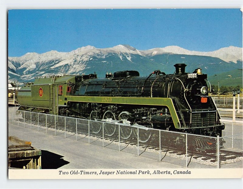 Postcard Two Old-Timers, Jasper National Park, Canada