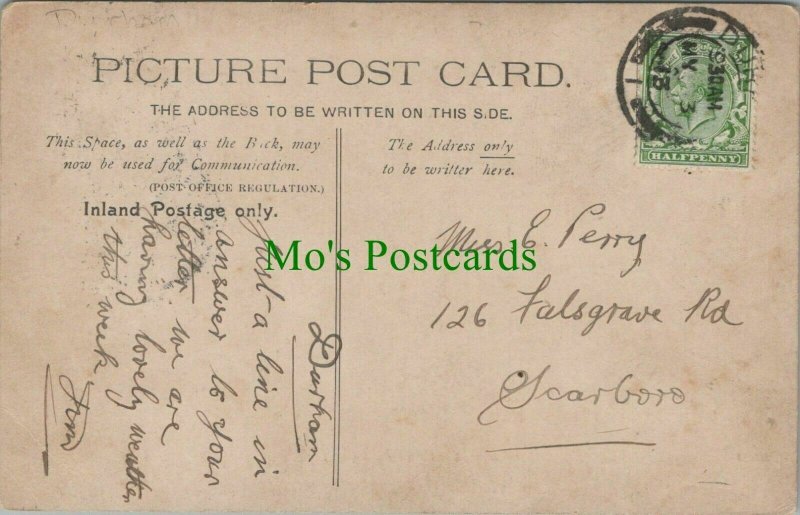 Family History Postcard - Perry - 126 Falsgrave Road, Scarborough    RF8312