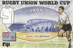 Fiji Stade Mediterrannee Rugby World Cup Stadium Uniform Postcard