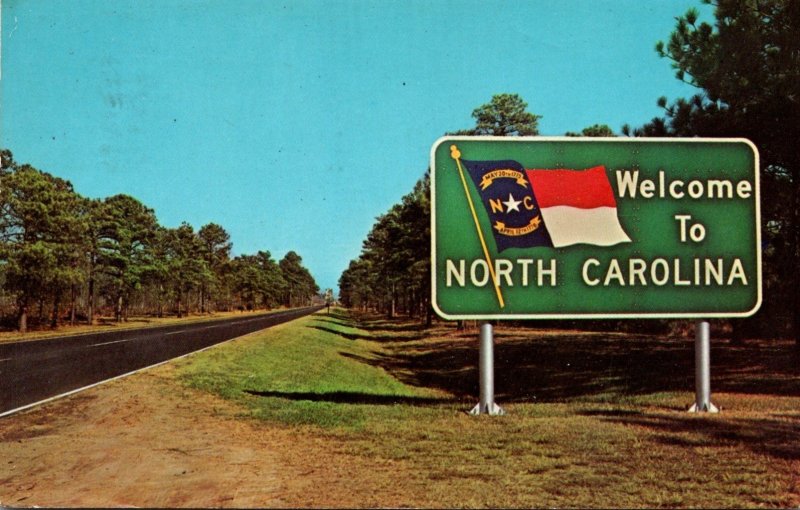 North Carolina Welcome Billboard 1968