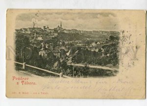 3147282 Czech Republic TABOR Vintage undivided back postcard