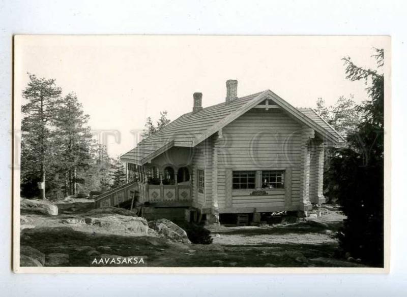 190598 FINLAND Lapland AAVASAKSA Vintage photo postcard