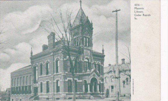Iowa Cedar Rapids The Masonic Library