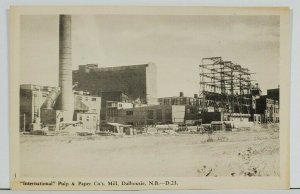Canada International Pulp & Paper Co Mill Dalhousie N.B. Postcard O5