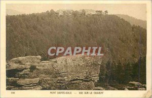 Old Postcard Mont Sainte Odile Convent View