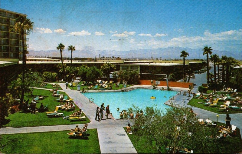 Nevada Las Vegas Stardust Hotel Olympic Size Swimming Pool 1972