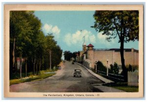 c1940's The Penitentiary Kingston Ontario Canada Vintage Unposted Postcard