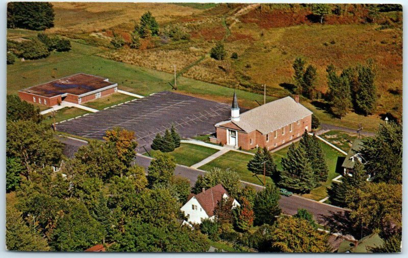 Postcard - Holy Cross Catholic Church - Cornell, Wisconsin