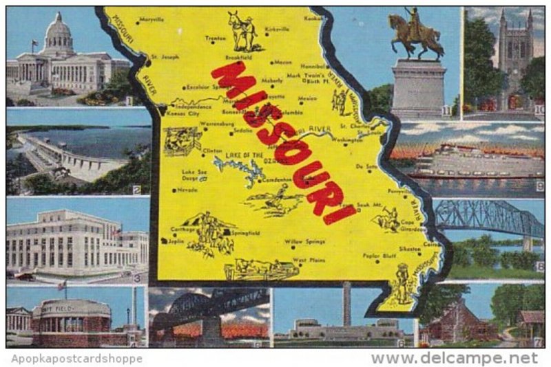 Missouri Map Of Missouri