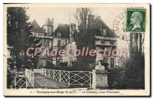 Postcard Old Savigny Sur Orge Le Chateau D'Honneur Court