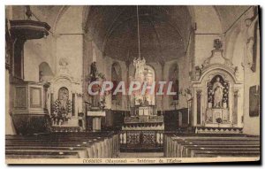 Old Postcard From Inside Cosmes I & # 39Eglise