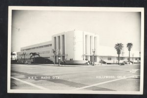 RPPC HOLLYWOOD CALIFORNIA RADIO CITY NBC STUDIO REAL PHOTO POSTCARD