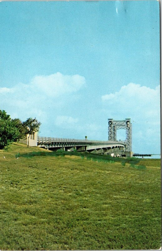 Sidney Lanier Bridge Brunswisk Georgia GA Oglethorpe Bay Postcard VTG UNP Unused 