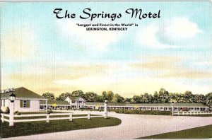 Postcard MOTEL SCENE Lexington Kentucky KY AI8206