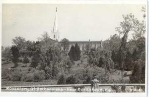 RPPC of Monastery of Gethsemane near Bardstown Kentucky, KY