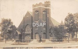 Iowa Ia Postcard Real Photo RPPC 1908 SHENANDOAH Baptist Church