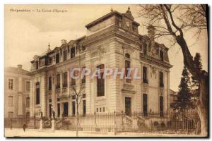 Old Postcard Bank Caisse d & # 39Epargne Carpentras