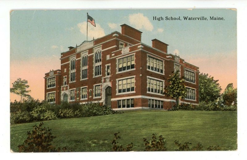 ME - Waterville. High School