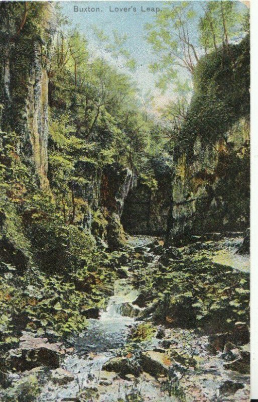 Derbyshire Postcard - Buxton - Lover's Leap - Ref TZ2155