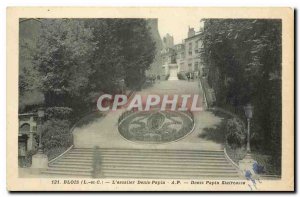 Old Postcard Blois L and C L'Escalier Denis Papin