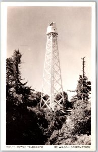Tower Telescope 150 Ft Mount Wilson Observatory California RPPC Photo Postcard