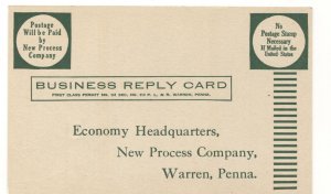 Advertising Postcard Longwear Ties  New Process Co Warren PA