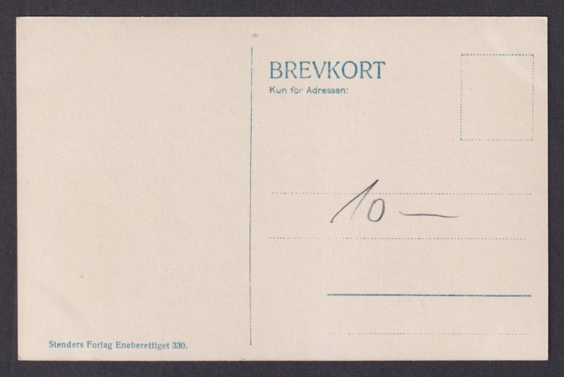 Vintage postcard DENMARK Copenhagen Student Union