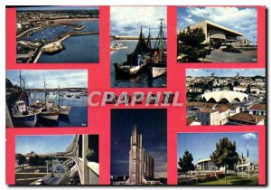 Modern Postcard Royan rating Beauty Beach Harbor the Palais des congres the O...