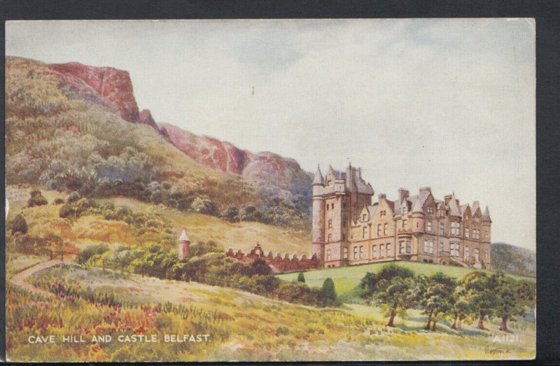 Northern Ireland Postcard - Cave Hill and Castle, Belfast - Art Colour RS16679