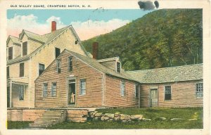 Crawford Notch, New Hampshire Old Willey House,  White Border 1926 Postmark