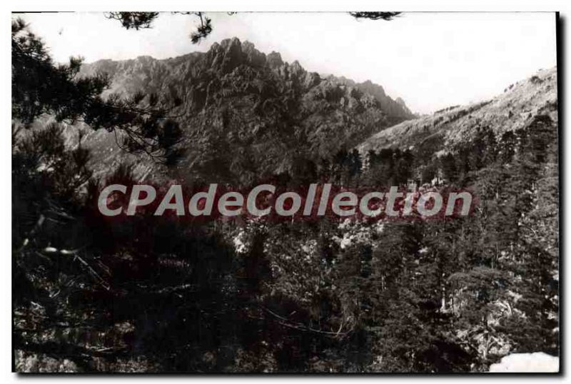 Old Postcard View Of The Bavella Descente Du Col