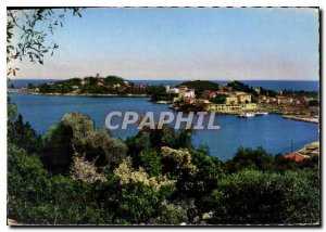 Modern Postcard Saint Jean Cap Ferrat harbor and Pointe St Hospice