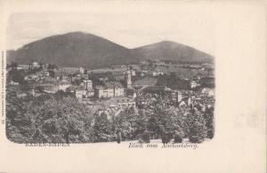 B79627 baden baden blick vom michaelsberg germany  front/back image