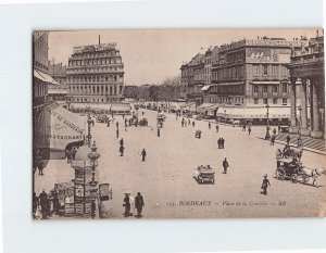 Postcard Place de la Comédie Bordeaux France