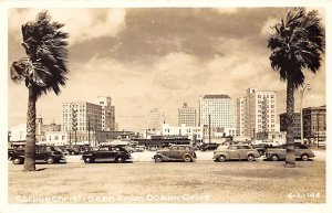 Ocean Drive Real Photo - Corpus Christi, Texas TX