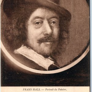 c1900s Frans Hals Self-Portrait Painting Art PC Stedelijk Museum Haarlem A345