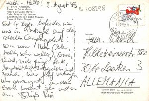 B108298 Spain Santander Phare Cabo Mayor Lighthouse real photo uk