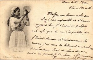 CPA AK Femme Arabe. ed. Geiser ALGERIA (69635)