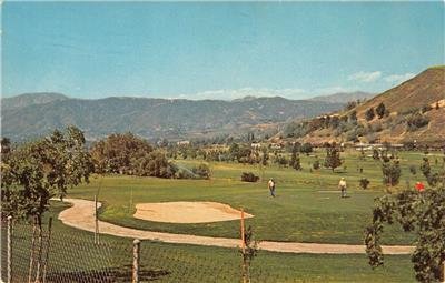 Country Club GLENDORA, CA Golf Course Los Angeles County 1967 Vintage Postcard 