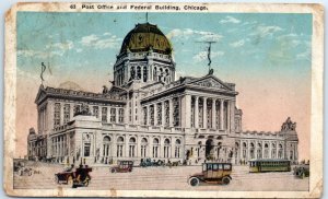 Postcard - Post Office And Federal Building - Chicago, Illinois