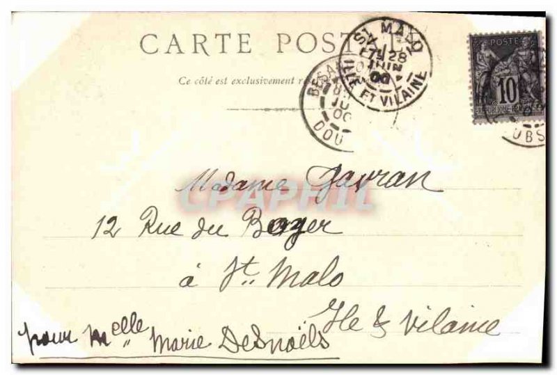 Postcard Old Doubs Basins Entree