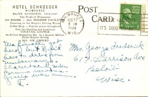 Hotel Schroeder,Milwaukee,WI