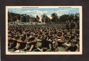 MO Jefferson Barracks Lemay Missouri US Army Base Military Soldiers Postcard