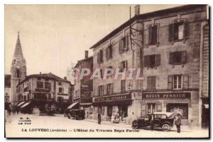 Old Postcard Louvesc Ardeche Vivarais Regis Hotel Perrier