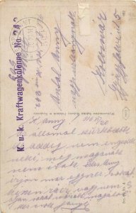 L. Strojnowski pinx. - Liebkosung folk types ww1 1916 K.u.k. Kraftwagenkolonne 