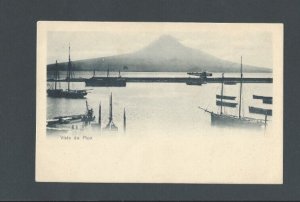 Post Card Ca 1897 Portugal Early View Of Vista do Pico Mountain UDB