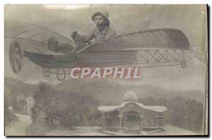 Old Postcard Fancy Jet Aviation Children