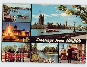 Postcard Greetings from London, England