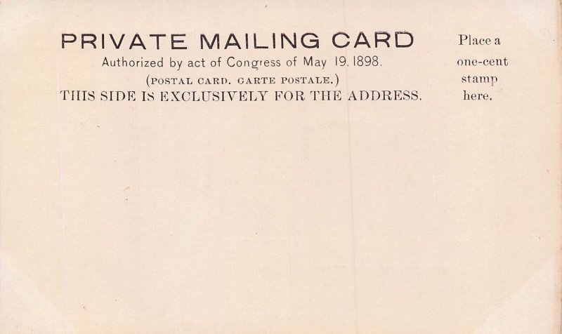 BANGOR MAINE~KENDUSKEAG STREAM-SHIP DOCK~1900s PMC POSTCARD