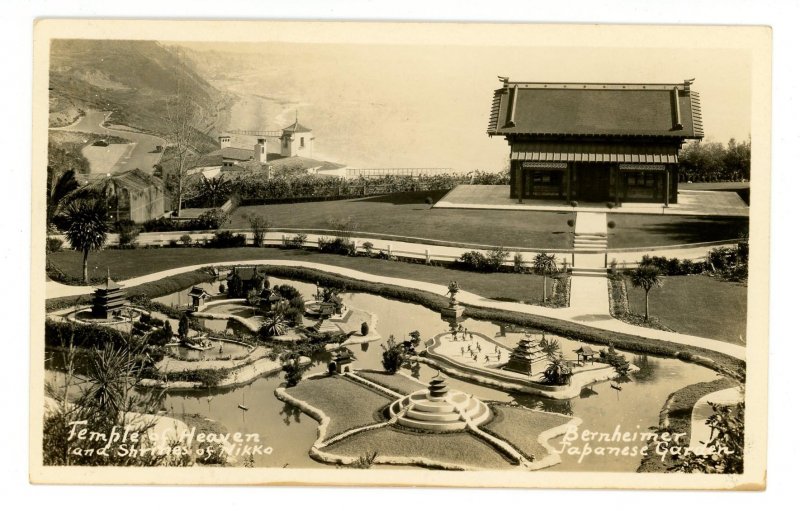 CA - Santa Monica. Bernheimer Japanese Garden etc   *RPPC